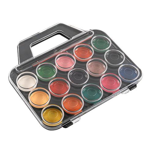 15-Color Semi-dry Watercolor Set for Students