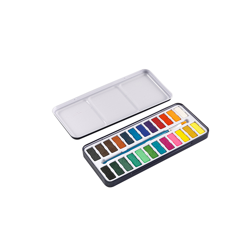 How to Use Watercolor Set with Paint Tin?