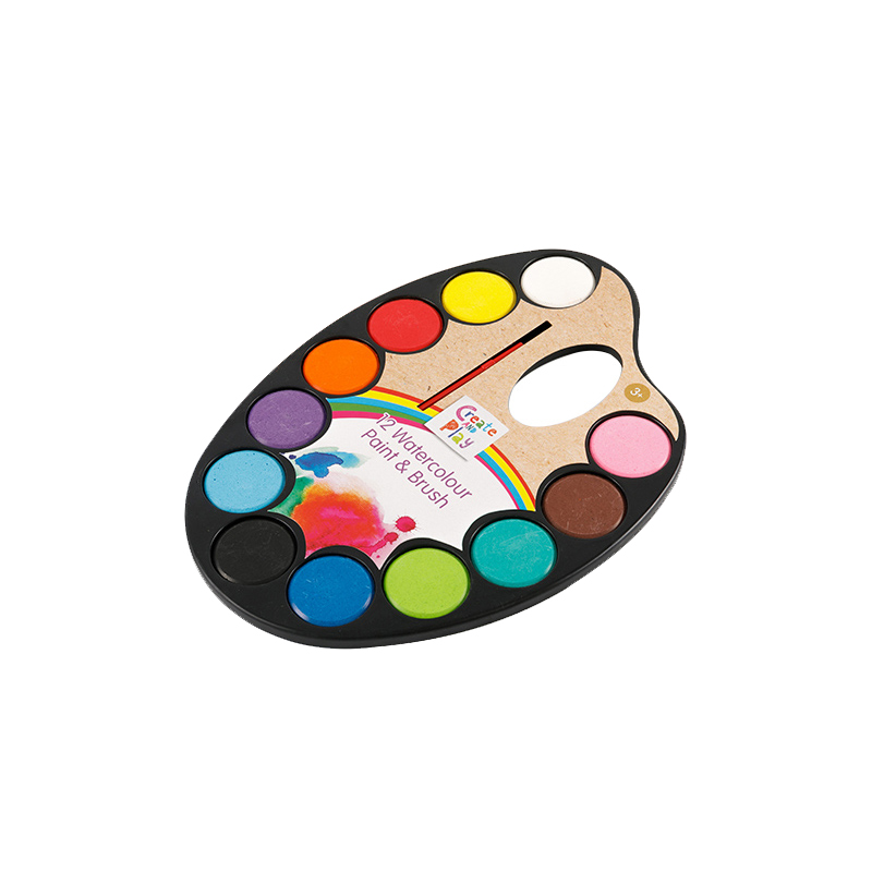 24-color Solid Watercolors Paint Cake for Students